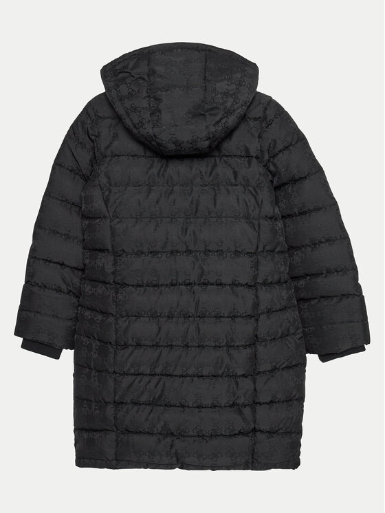 Guess Guess Пухено яке J4BL25 WGLW2 Черен Regular Fit