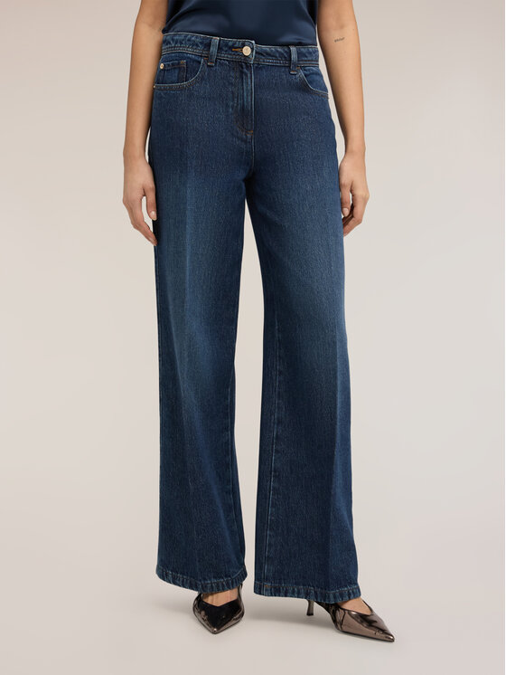 Motivi Motivi Jeansy P531Q004331N024 Niebieski Over Fit