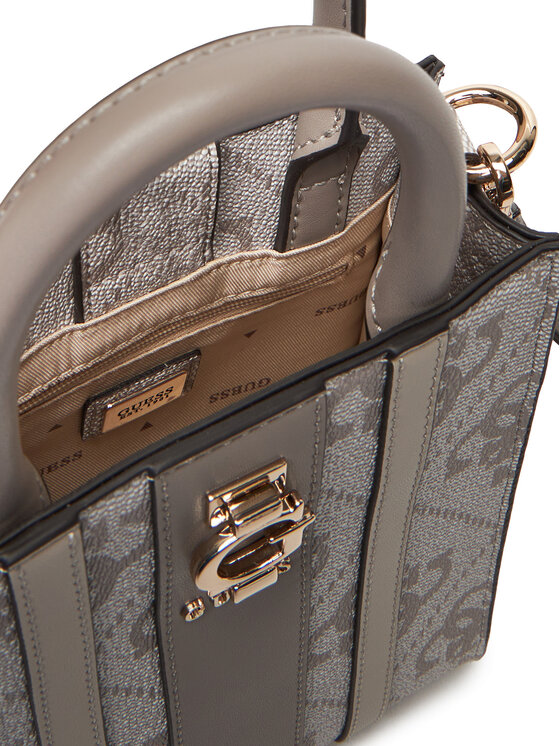 Guess Guess Дамска чанта Erenia Mini HWSO78 38750 Бежов