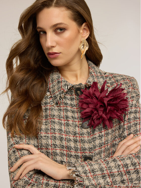 Motivi Motivi Giacca di transizione Q095Q001127N0V2 Crema Regular Fit