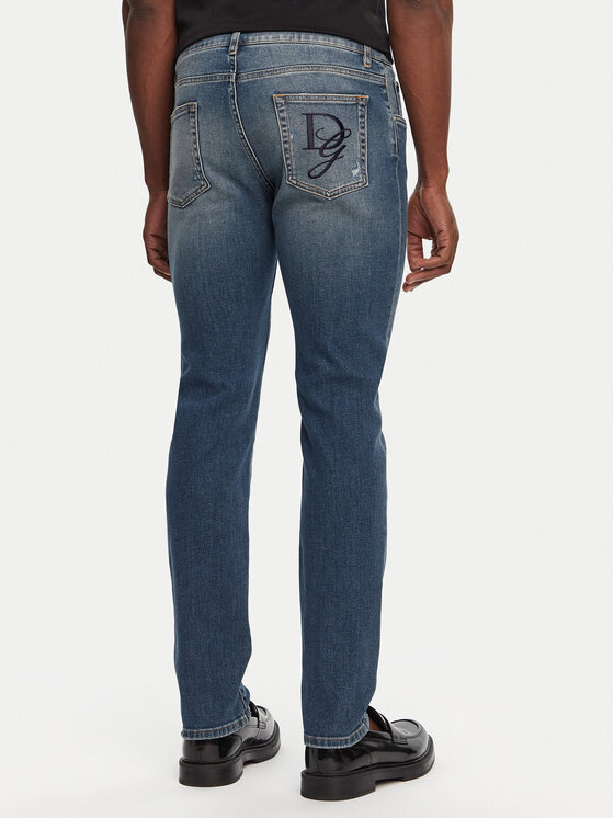 Dolce&Gabbana Dolce&Gabbana Jeans hlače GY07CZ G8LN7 Modra Slim Fit