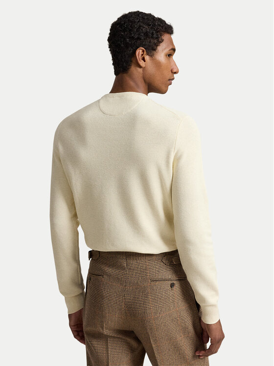 Polo Ralph Lauren Polo Ralph Lauren Πουλόβερ 710918163527 Κρεμ Regular Fit