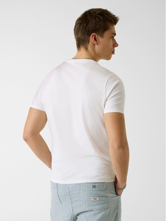 Guess Jeans Guess Jeans T-Shirt 181530 Bílá Classic Fit