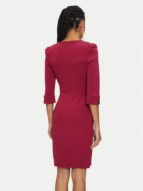 Rinascimento Rinascimento Coctailkleid CFC0019592002 Dunkelrot Regular Fit