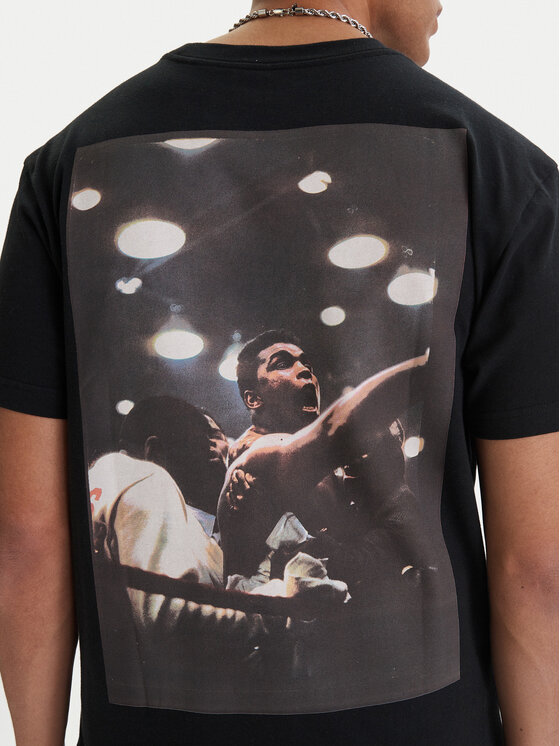 RVCA RVCA Marškinėliai Va X Ali Ringside 23A353527 Juoda Regular Fit