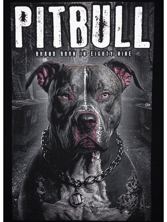 PITBULL PITBULL T-Shirt Koszulka damska Street King XS Czarny Regular Fit
