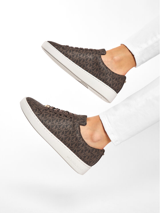 MICHAEL Michael Kors MICHAEL Michael Kors Tenisice Keaton Lace Up 43R5KTFP1B Smeđa