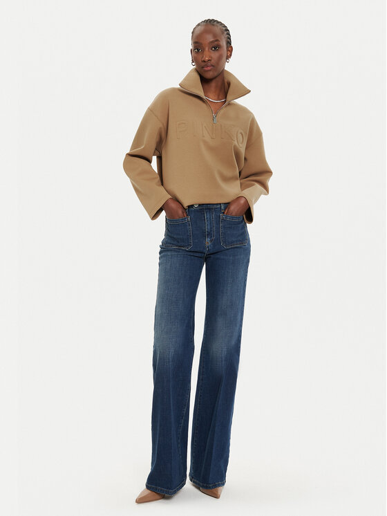 PINKO Pinko Jopa Maglia 104234 A25J Rjava Regular Fit