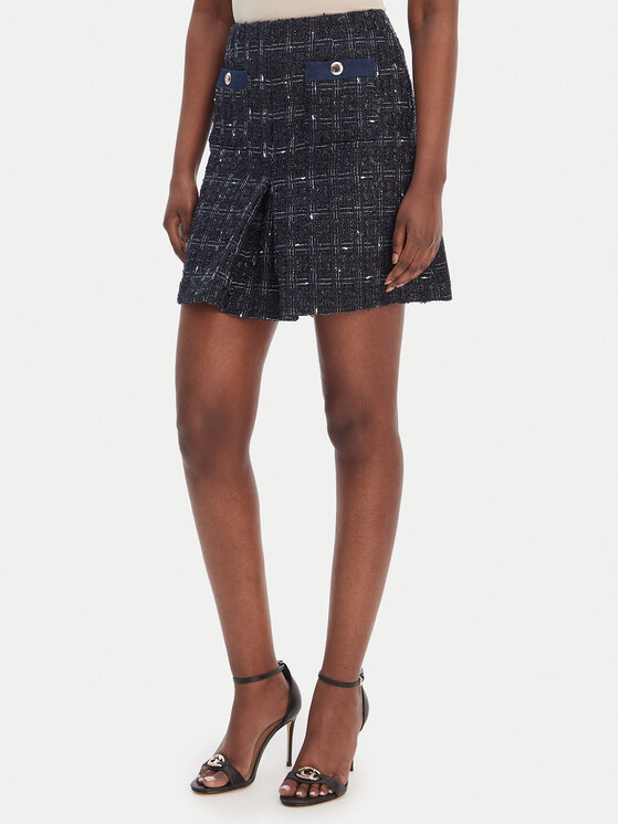 Morgan Morgan Mini sukňa 261-JINCA Čierna Slim Fit