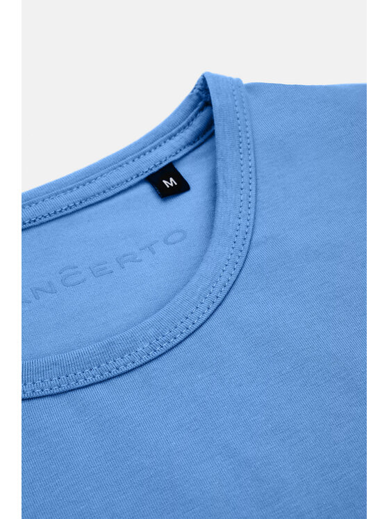Lancerto Lancerto T-Shirt Steph TS073123000004 Niebieski Regular Fit