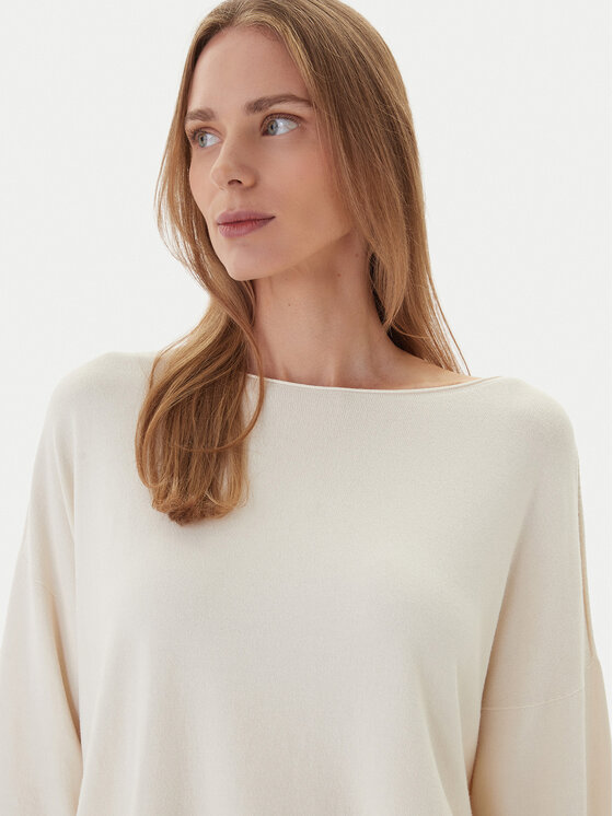 Kontatto Kontatto Sweter 3M0801C Écru Regular Fit
