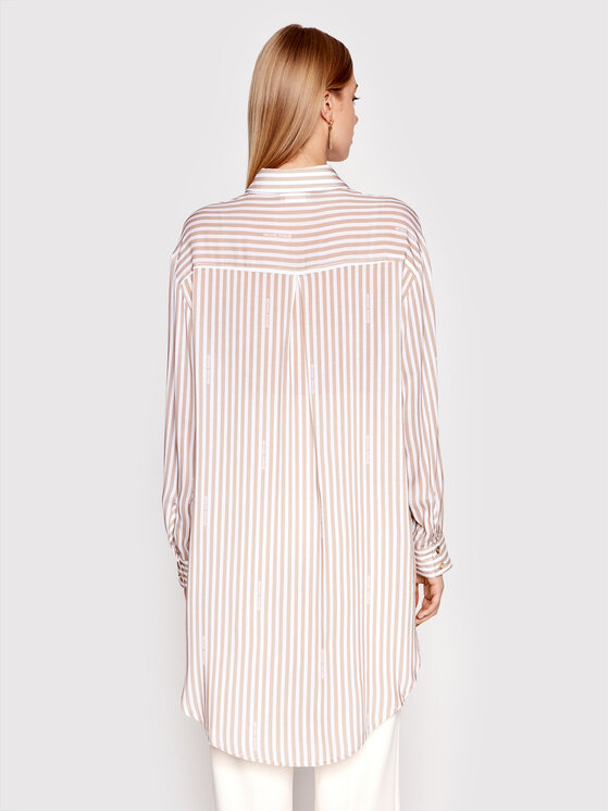 MICHAEL Michael Kors MICHAEL Michael Kors Camicia Logo MM5F762 Marrone Regular Fit