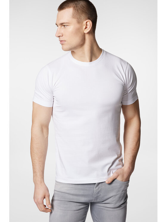 Próchnik Próchnik T-Shirt PM6 TS073124000031 Biały Regular Fit