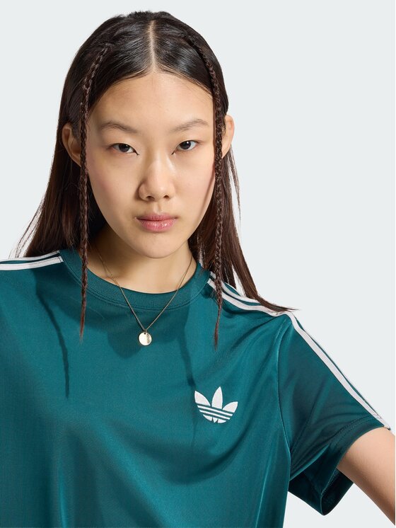 adidas adidas T-Shirt FIREBIRD TEE Zielony Loose Fit