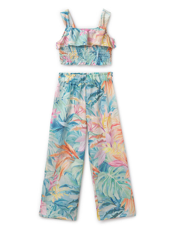 Mayoral Set top și pantaloni 6542 Colorat Relaxed Fit