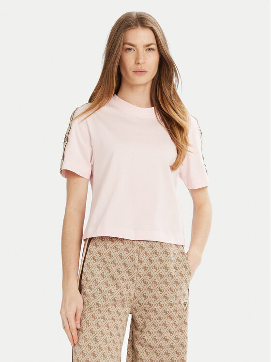Női Póló Guess, Méret: XS, Rózsaszín, V3RI08 I3Z14