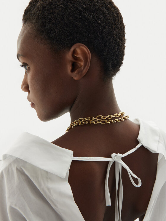 Guess Guess Kaklo papuošalas JUBN04 598JW Auksinė