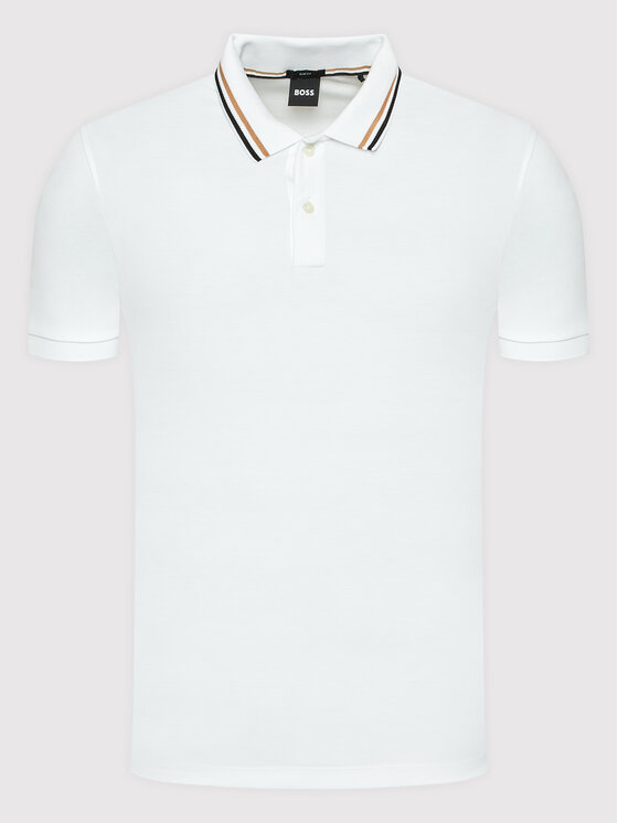 BOSS Boss Polo Penrose 38 50469360 Bianco Slim Fit