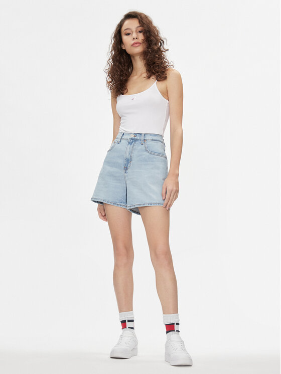 Tommy Jeans Tommy Jeans Bodi Essential DW0DW17993 Bijela Slim Fit