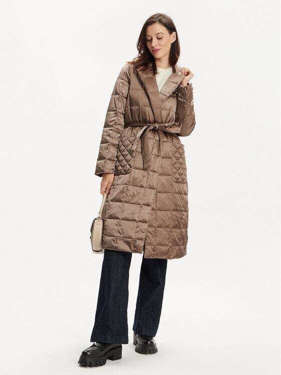 MAX&Co. MAX&Co. Kevad-sügis mantel Puffaway 2416491012200 Pruun Regular Fit