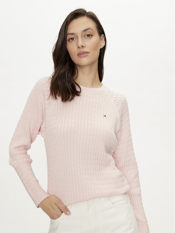 Tommy Hilfiger Tommy Hilfiger Svetr WW0WW41142 Růžová Regular Fit