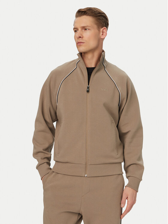 BOSS BOSS Trenerka 50555906 Tamno bež Regular Fit