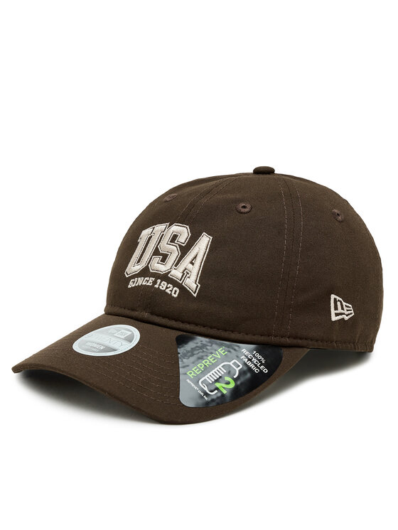 New Era Cepure Wmns Repreve Usa 920 60364196 Brūns