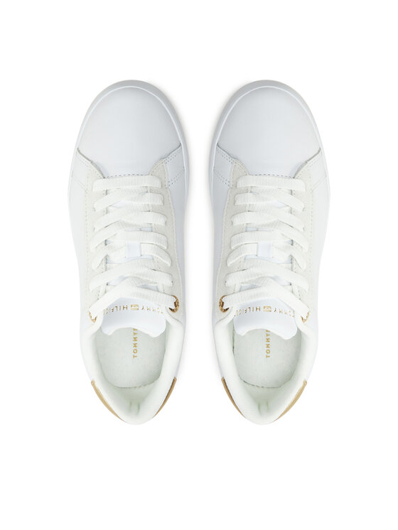 Tommy Hilfiger Tommy Hilfiger Sneakersy Chic Court Sneaker FW0FW08382 Biały