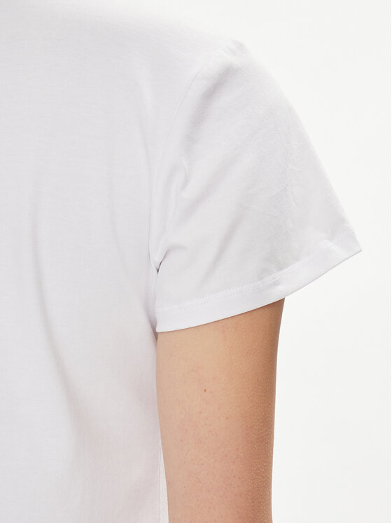 Liu Jo Liu Jo T-krekls VA4105 JS003 Balts Regular Fit