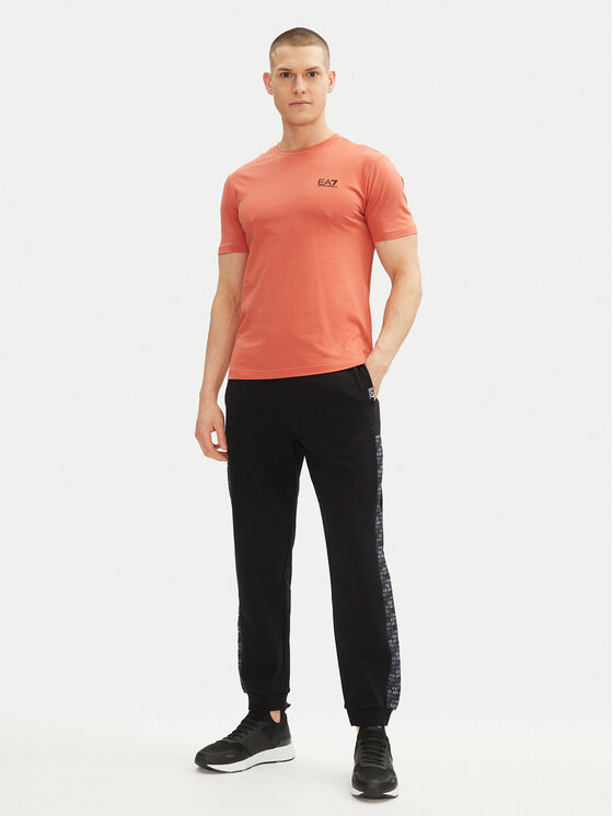 EA7 Emporio Armani EA7 Emporio Armani T-Shirt 8NPT25 PJVPZ U3010 Pomarańczowy Regular Fit