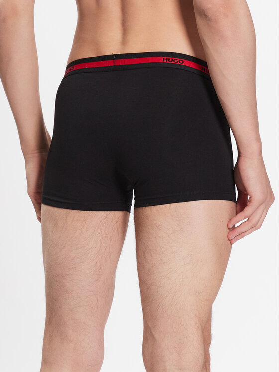 HUGO Hugo 3 darab boxer 50492375 Fekete