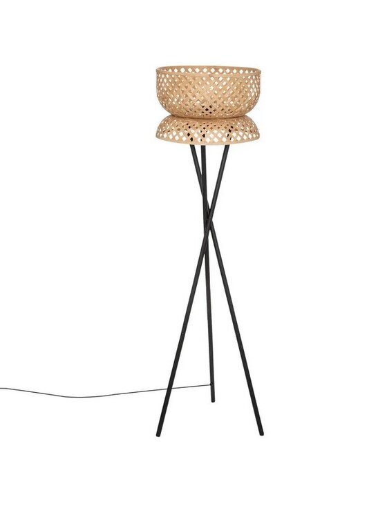 Lampa MIAhome, podłogowa trójnóg bambus 145 cm