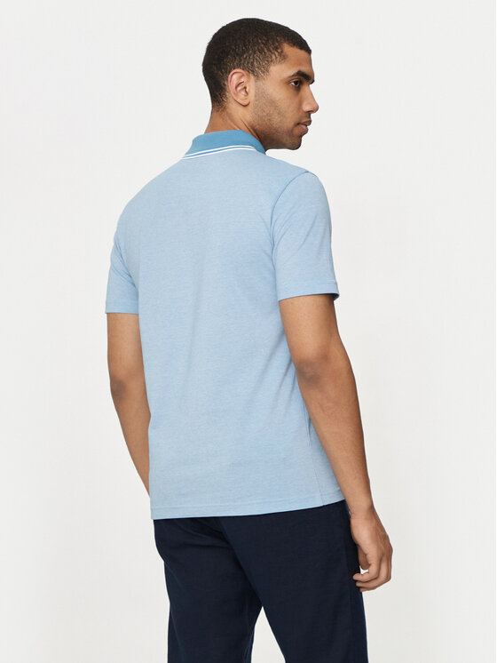 BOSS Boss Polo Peoxfordnew 50507814 Plava Relaxed Fit