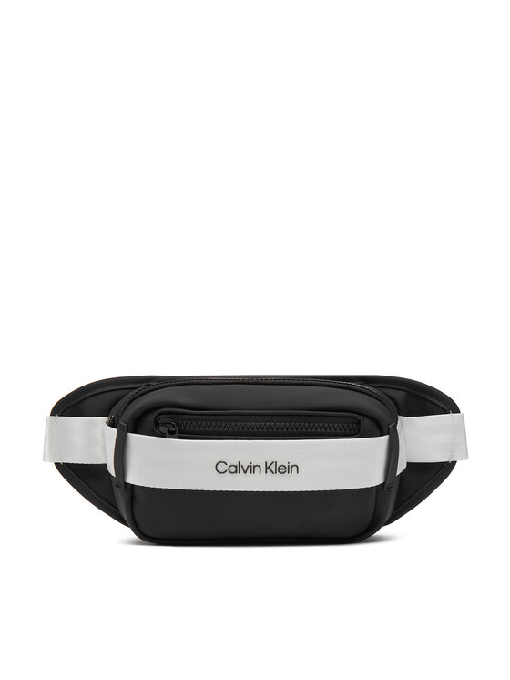 Calvin Klein Jeans Ľadvinka Logo Waist Bag IU0IU00694 Čierna