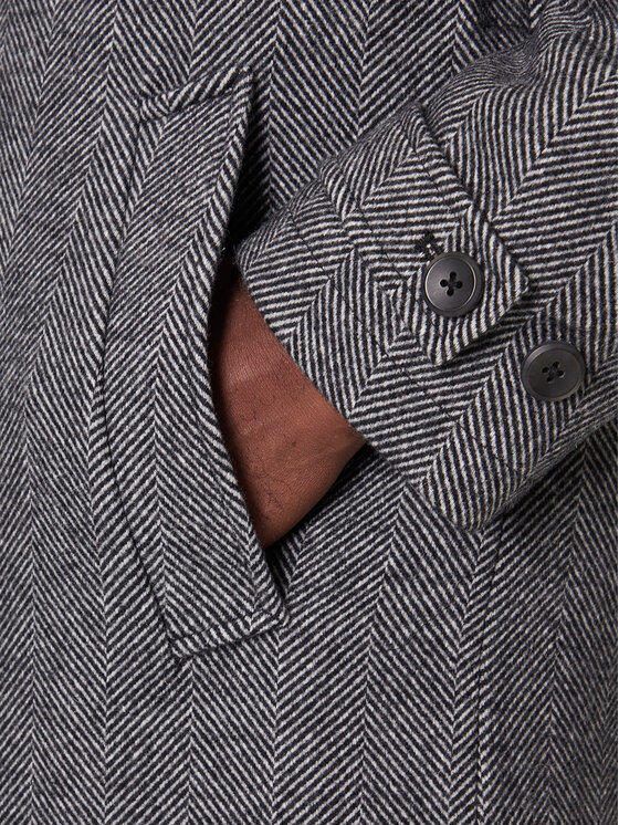 Calvin Klein Calvin Klein Wollmantel LV04LD510G Grau Regular Fit