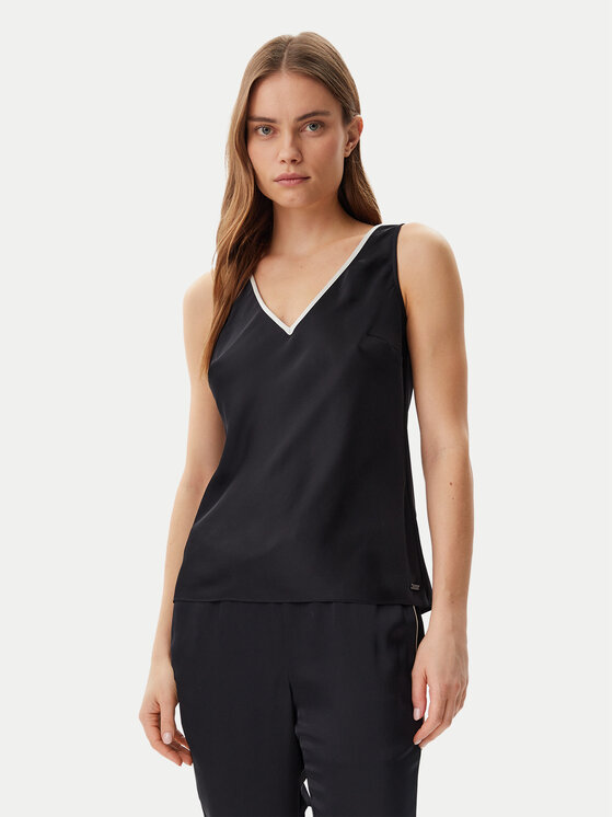 Calvin Klein Calvin Klein Top K20K208185 Černá Regular Fit