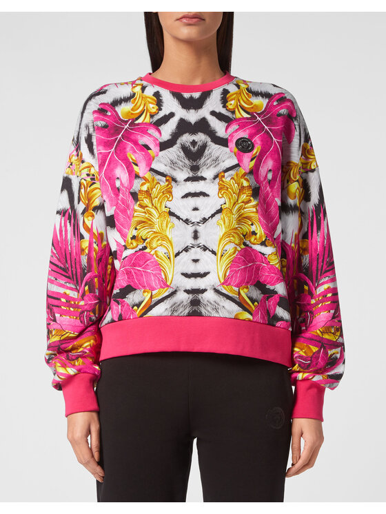 Plein Sport Plein Sport Longsleeve 21383 Kolorowy Regular Fit