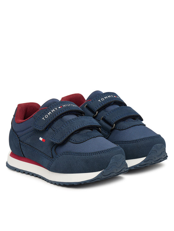 Tommy Hilfiger Tommy Hilfiger Sportcipők Low Cut Velcro Sneaker T1X9-35253-1960 M Sötétkék