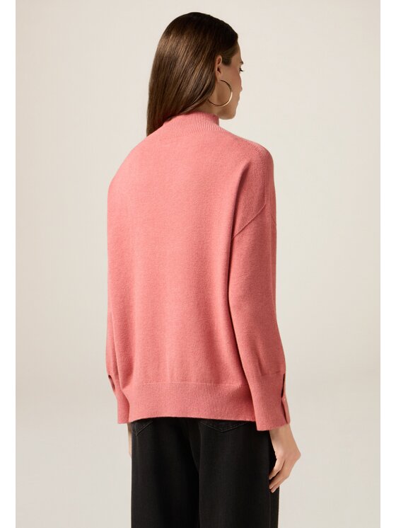 Oltre Oltre Cardigan M040E002026N006 Rosa Regular Fit