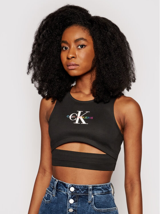 calvin klein pride crop top