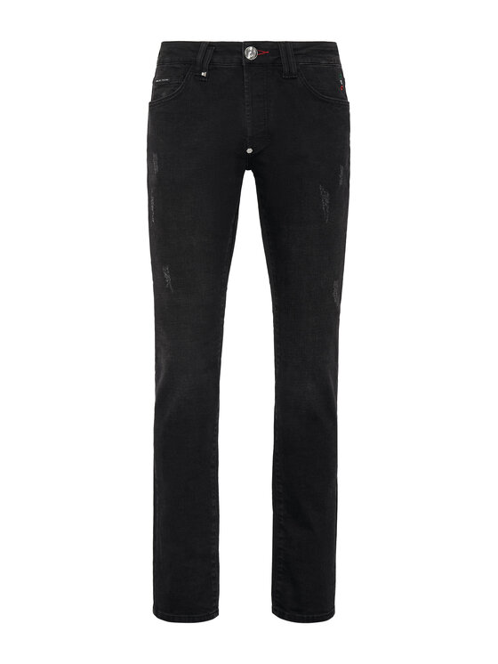 PHILIPP PLEIN PHILIPP PLEIN Džínsy 2015 Čierna Straight Leg