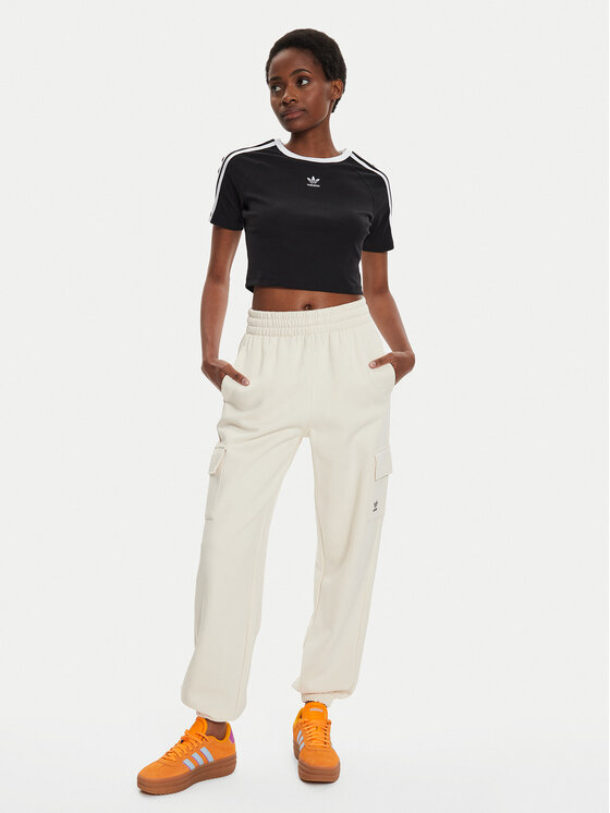adidas adidas T-Shirt 3-Stripes Baby IU2532 Μαύρο Slim Fit