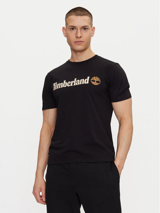 Timberland Timberland Póló TB0A5UPQ Fekete Regular Fit