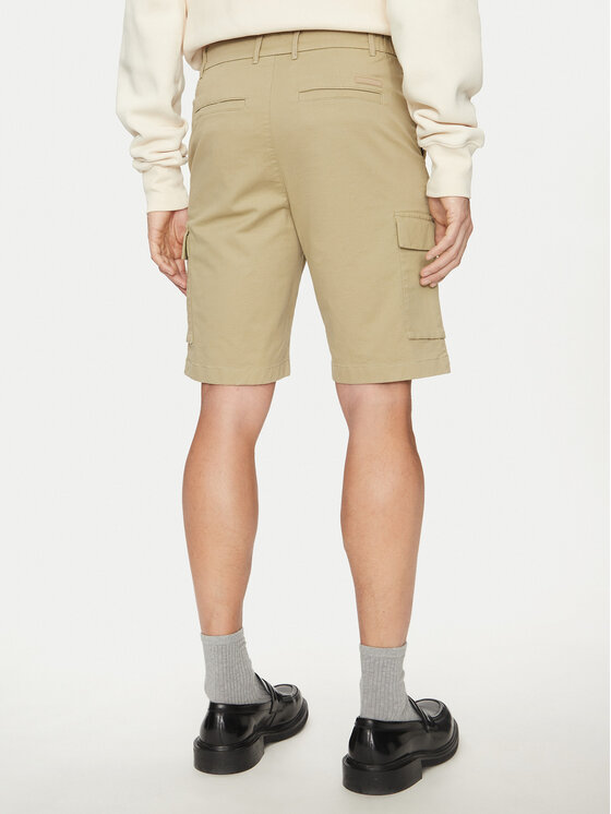 Calvin Klein Calvin Klein Szorty materiałowe Modern Twill K10K114067 Beżowy Regular Fit