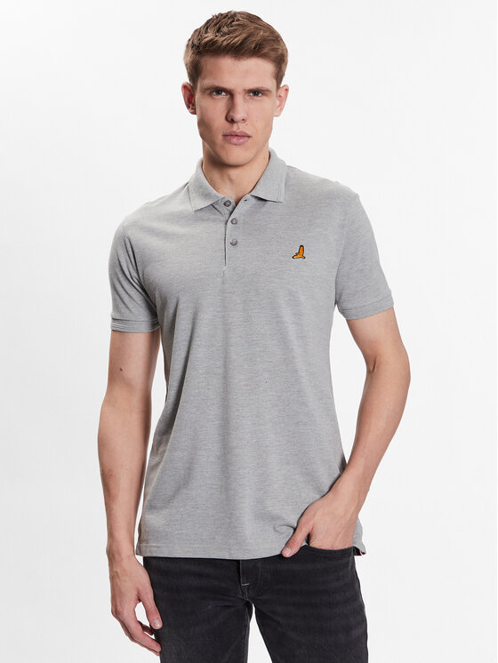 Brave Soul Polo MPS-131KUROKIC Pelēks Regular Fit