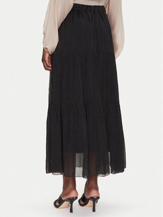 Dixie Dixie Maxi suknja G207W007A Crna Regular Fit