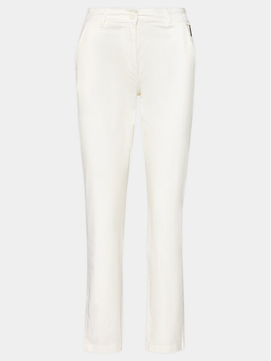 Napapijri Napapijri Stoffhose Meridian NP0A4GYE Écru Regular Fit