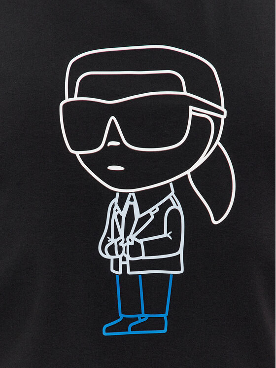 KARL LAGERFELD KARL LAGERFELD Футболка 755401 541221 Чорний Regular Fit