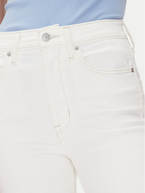 Tommy Jeans Tommy Jeans Traperice Sylvia Hgh Flr Bg4293 DW0DW20032 Bijela Regular Fit