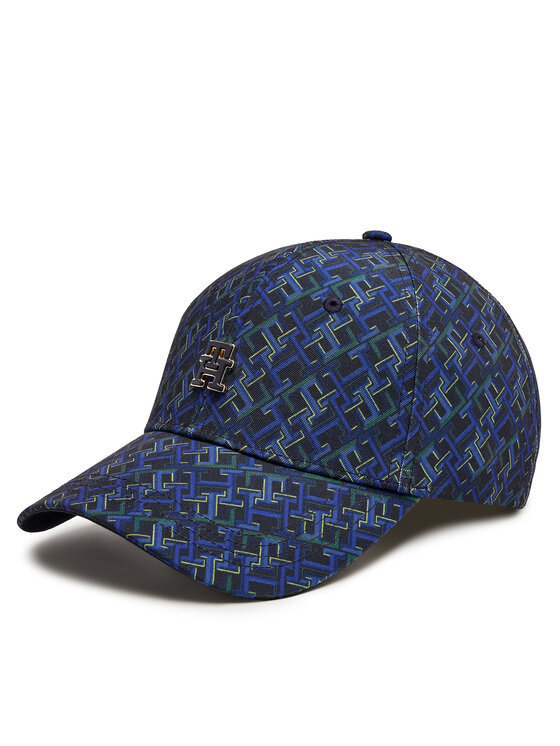 Tommy Hilfiger Tommy Hilfiger Kšiltovka Pop Monogram Cap AW0AW16047 Tmavomodrá